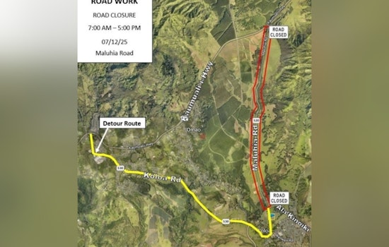 Kaua'i's Maluhia Road Set for July 12 Closure Amid Community Clean-Up for Kōloa Plantation Days