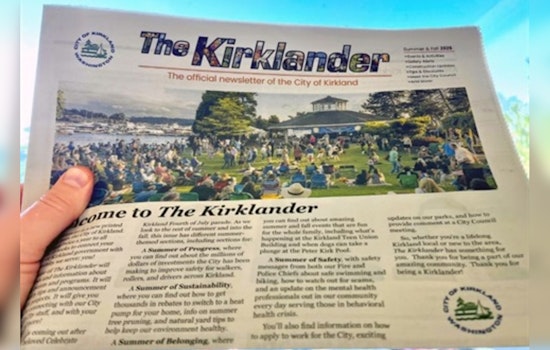 Kirkland Unveils 'The Kirklander' Newsletter to Keep Residents Informed on Local Affairs