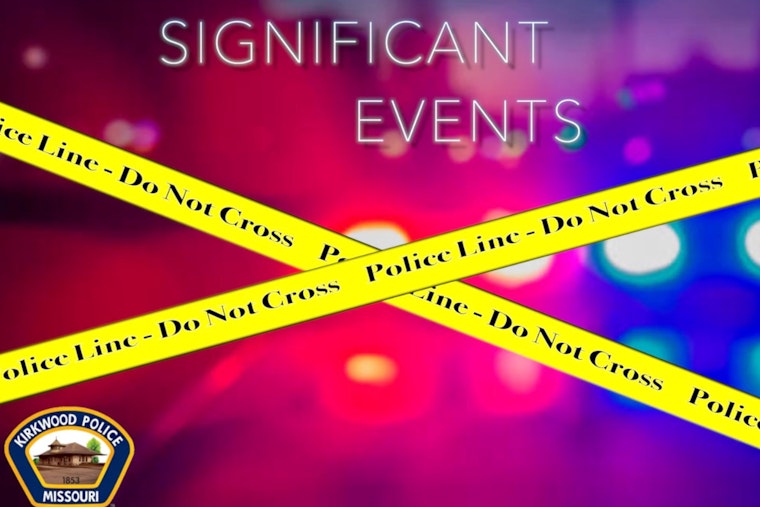 Kirkwood Police Report Week of Unrest with Accidental Shooting, Copper Theft, Vehicle Theft, and Cyclist Assault