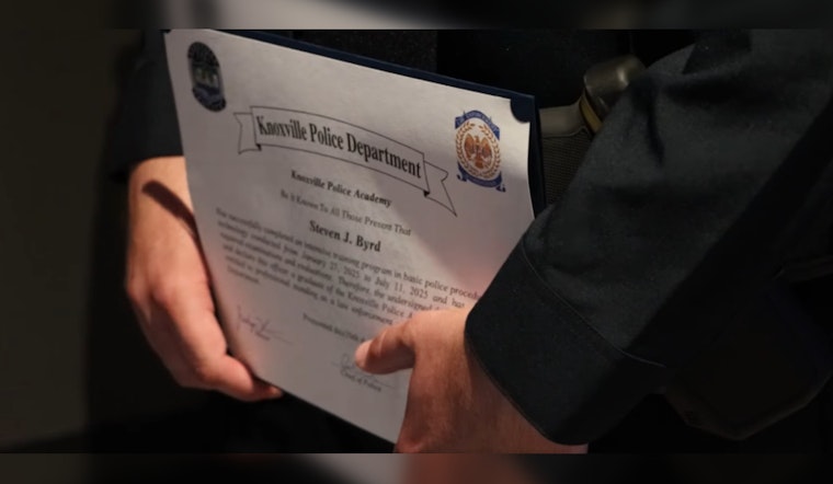 Knoxville Police Department Celebrates 36 New Officers Joining the Force After Graduation Ceremony