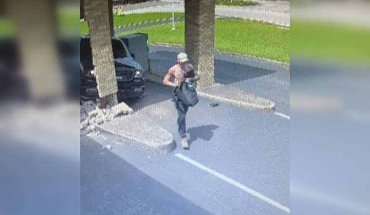 Lafayette Authorities on the Hunt for Suspect Involved in Citizens Bank Crash, Public Urged to Exercise Caution