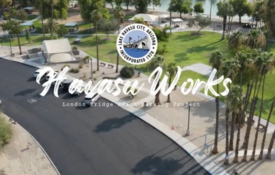 Lake Havasu City Celebrates New Parking Lot Improvements at London Bridge Beach with Ribbon-Cutting Ceremony