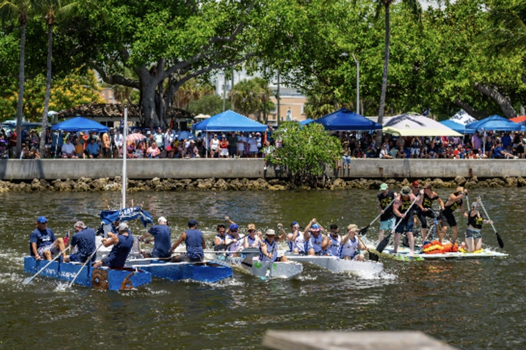 Lake Worth Beach Celebrates Independence Day with Homemade Flair at Annual Great American Raft Race