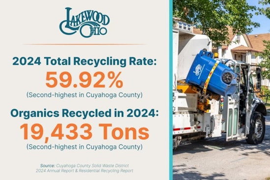 Lakewood Achieves Second-Highest Recycling Rate in Cuyahoga County with Notable 59.92% Uptick