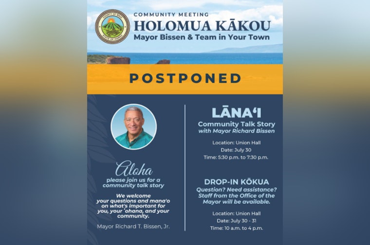 Lānaʻi Community Events Postponed as Maui Officials Assess Tsunami Damage, Rescheduling Efforts Underway