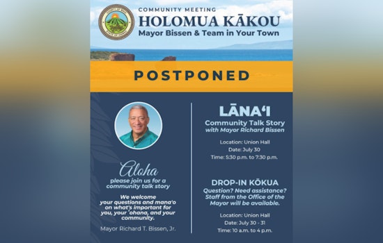Lānaʻi Community Events Postponed as Maui Officials Assess Tsunami Damage, Rescheduling Efforts Underway