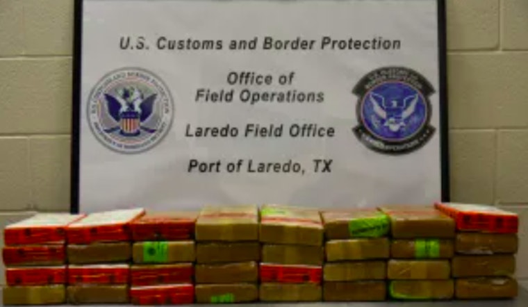 Laredo CBP Officers Intercept Cocaine Worth Nearly $1M Hidden in Tractor Trailer at World Trade Bridge