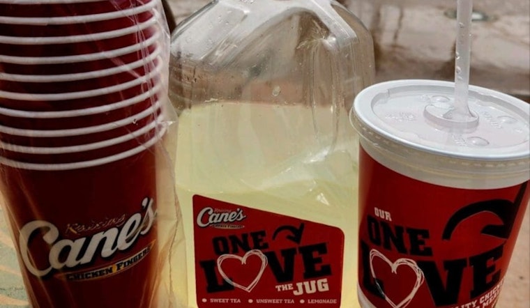 Las Cruces Police Partner with Raising Cane’s for Community ‘Lunchbox Lemonade’ Event at Downtown Splash Pad