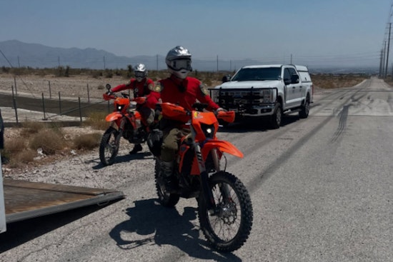 Las Vegas Father and Son Rescued by SAR Officers During 4th of July Trail Mishap