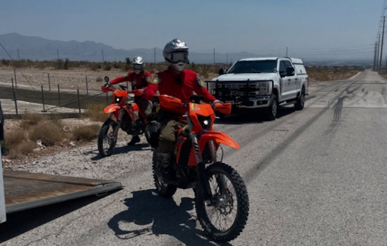 Las Vegas Father and Son Rescued by SAR Officers During 4th of July Trail Mishap