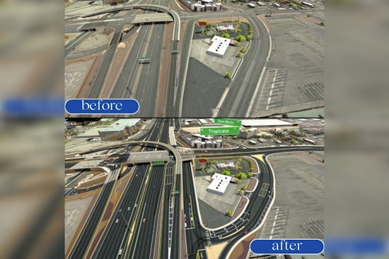 Las Vegas Intersection at Dean Martin and Tropicana Gets Traffic Flow and Safety Boost from NDOT