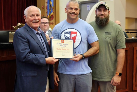 Lawton's Blackout Rucking Crew Honored with Clean Sweep Award for Beautifying City Streets