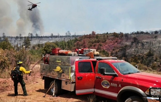 Layton City Fire Joins Forces to Combat Intense Deer Creek Wildfire Near La Sal, Utah