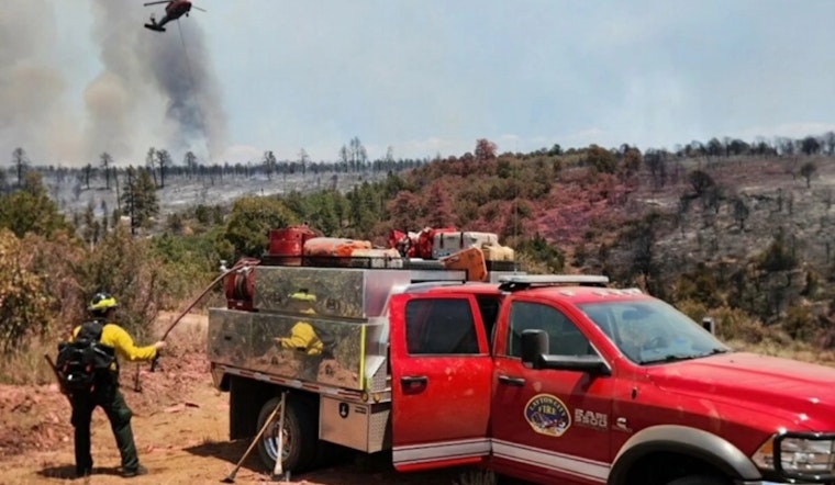Layton City Fire Joins Forces to Combat Intense Deer Creek Wildfire Near La Sal, Utah