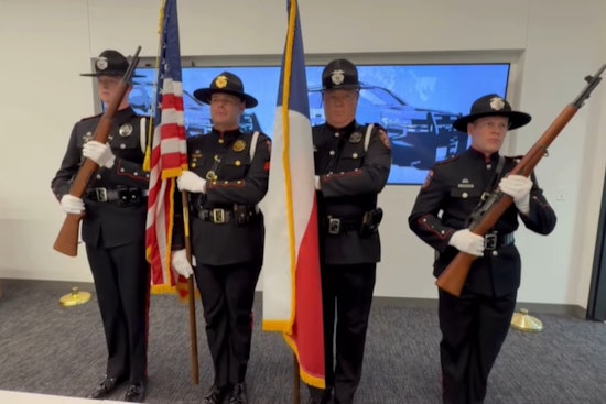 VIDEO: Lewisville Police Honor Guard Embodies Tradition and Respect at Tittle McFadden Public Safety Center Inauguration