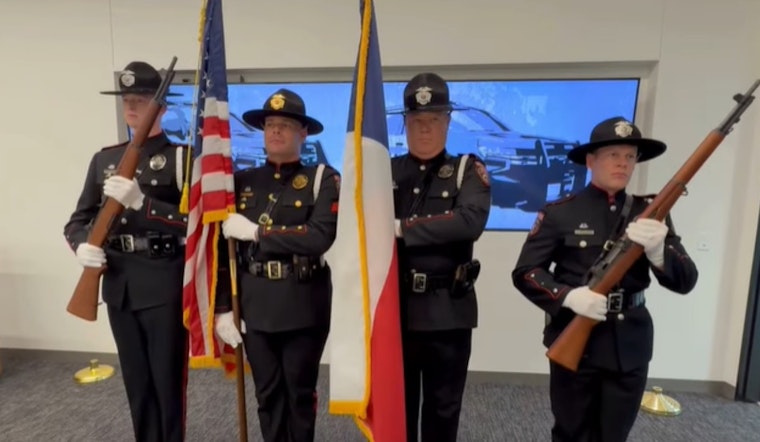 VIDEO: Lewisville Police Honor Guard Embodies Tradition and Respect at Tittle McFadden Public Safety Center Inauguration