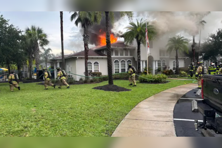 Lightning Suspected as Cause Behind Blaze at Palm Coast Apartment Clubhouse