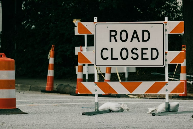 Major Road Closures on New Jersey Avenue for Construction Vehicle Display