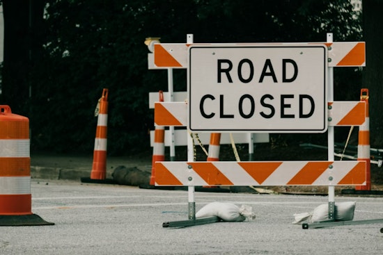 Major Road Closures on New Jersey Avenue for Construction Vehicle Display