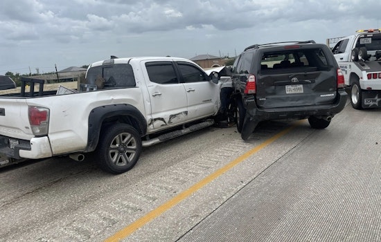 Major Traffic Disruption on Northwest Freeway After Five-Car Crash in Cypress
