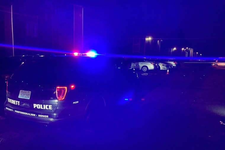 Man Hospitalized After Early Morning Shooting in Everett, Suspect at Large Despite K-9 Search