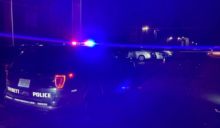 Man Hospitalized After Early Morning Shooting in Everett, Suspect at Large Despite K-9 Search