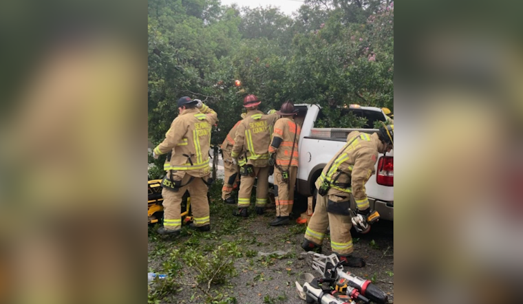 Man Hospitalized After Lightning Strike Causes Tree to Fall on Truck in Altamonte Springs