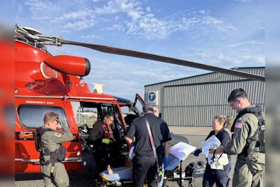 Man Rescued by Coast Guard Helicopter After Vessel Capsizes in Lake Huron Near Lexington