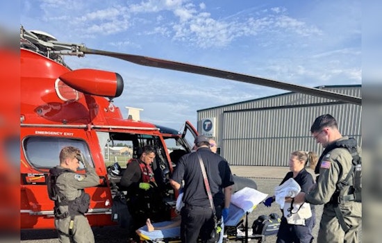 Man Rescued by Coast Guard Helicopter After Vessel Capsizes in Lake Huron Near Lexington