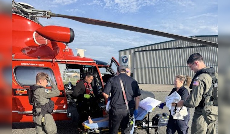 Man Rescued by Coast Guard Helicopter After Vessel Capsizes in Lake Huron Near Lexington