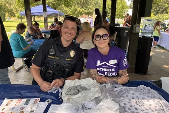 Mankato Police and Fire Departments Celebrate Partners for Housing's 40 Years of Community Service at Picnic Event