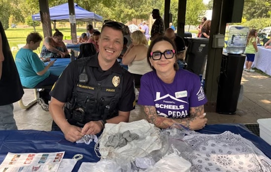 Mankato Police and Fire Departments Celebrate Partners for Housing's 40 Years of Community Service at Picnic Event