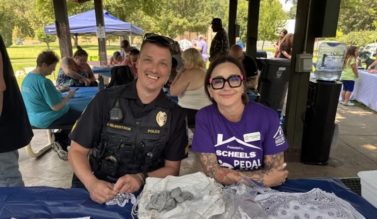 Mankato Police and Fire Departments Celebrate Partners for Housing's 40 Years of Community Service at Picnic Event