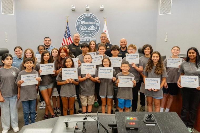 Manteca Police and Unified School District Partner for Successful Jr. Police Academy Program