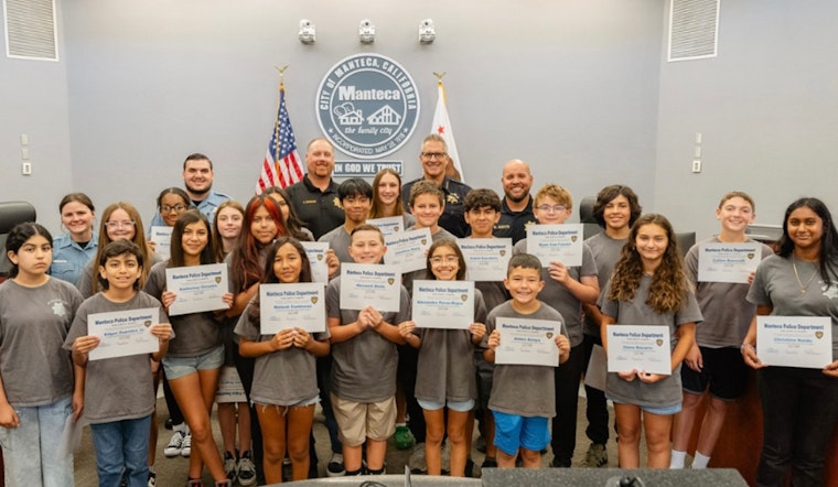 Manteca Police and Unified School District Partner for Successful Jr. Police Academy Program