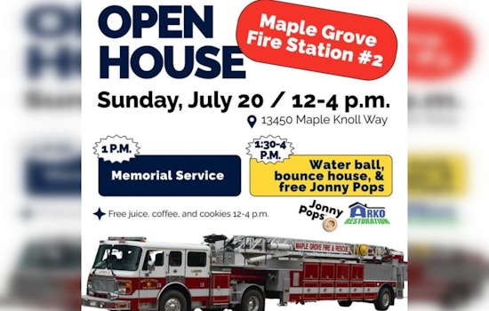 Maple Grove Fire Station 2 Hosts Open House Event for Community Engagement and Memorial Service