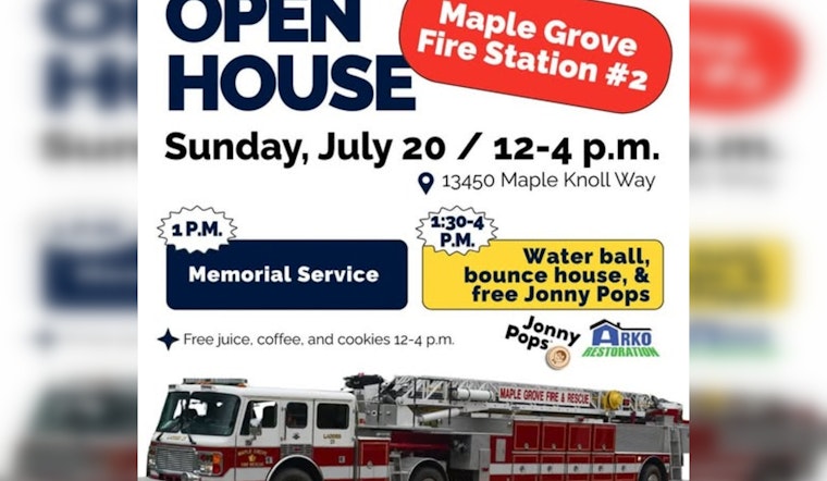 Maple Grove Fire Station 2 Hosts Open House Event for Community Engagement and Memorial Service