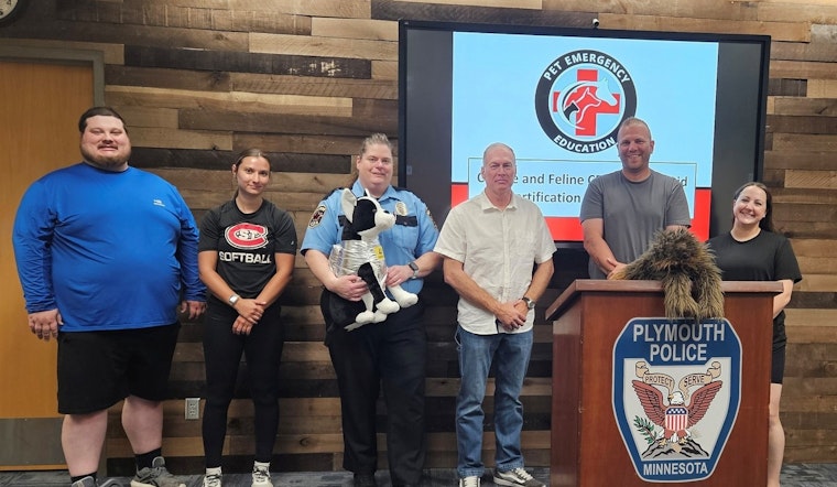Maple Grove Officers Complete Canine and Feline CPR & First Aid Training in Public Safety Push