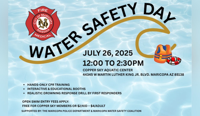 Maricopa Sets the Scene for Water Safety Day with Live Rescue Demonstrations and Educational Activities