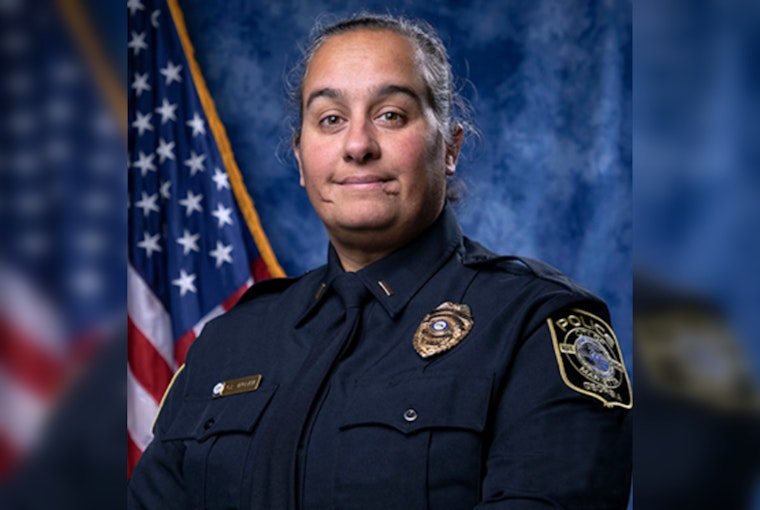 Marietta Police Department Celebrates Major Gretchen Ingram's Promotion with Ceremonial Pinning
