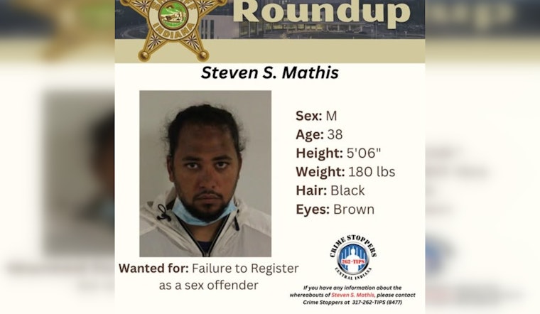 Marion County Sheriff's Office Seeks Public Help to Locate Non-Compliant Sex Offender Steven S. Mathis
