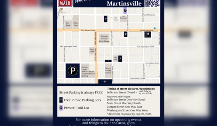 Martinsville's Historic Courthouse to Undergo Renovations; Traffic Patterns and Parking to Be Adjusted
