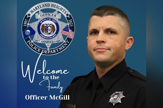 Maryland Heights Police Department Welcomes Experienced Officer Sam McGill to the Force