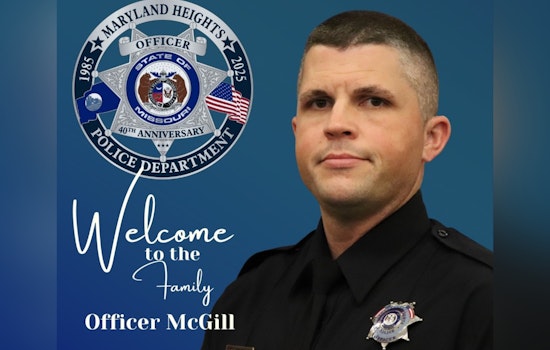 Maryland Heights Police Department Welcomes Experienced Officer Sam McGill to the Force