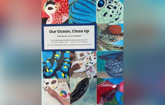 Maui High School Students Showcase Marine Life Artwork at National Sanctuary in Kihei