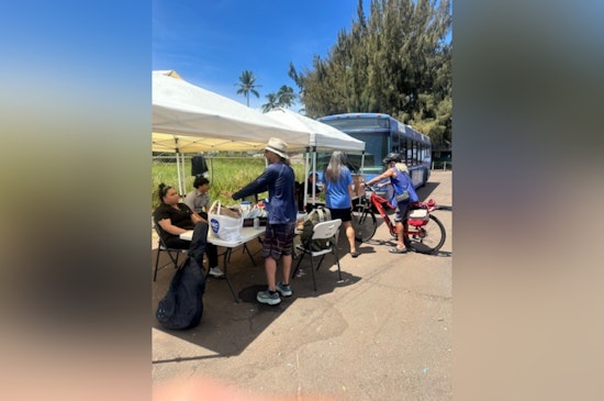 Maui's Houseless Community Receives Essential Services at Kalama Park in Kihei