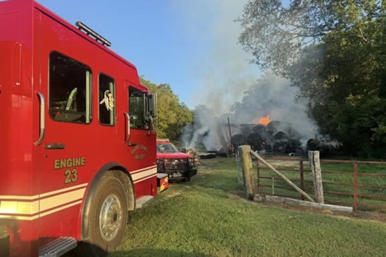 Maury County Firefighters Battle Barn Blaze on Campbell Station Rd, No Injuries Reported