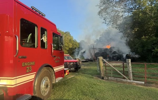Maury County Firefighters Battle Barn Blaze on Campbell Station Rd, No Injuries Reported