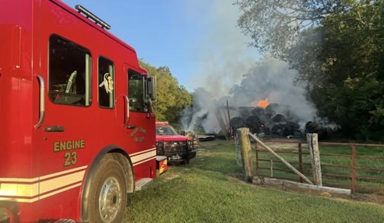 Maury County Firefighters Battle Barn Blaze on Campbell Station Rd, No Injuries Reported