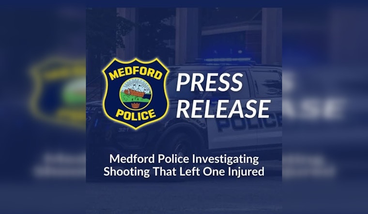 Medford Police Investigate Overnight Shooting that Injured Juvenile as Suspects Remain at Large